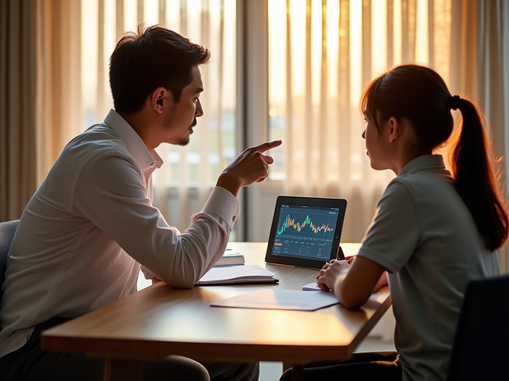 One-on-one tutoring session